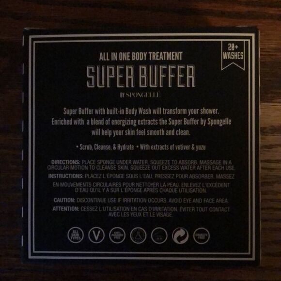 SPONGELLE Men's Super Buffer Verbena NEW - Picture 6 of 10